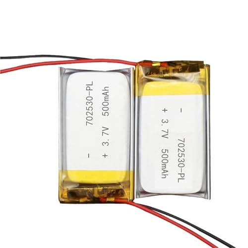 Batería 702530 500 mAh de alta densidad con celdas de polímero 3,7V