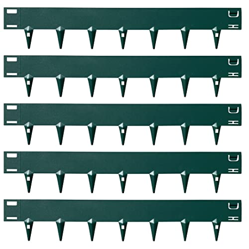 CORE EDGE Lawn Edging | Flexible Decorative Steel Edging Garden Border Edging Lawn Edging Strip Garden Border with a 100mm face height (Green)