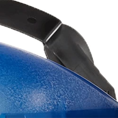 Sellstrom Single Crown Safety Face Shield With Ratchet Headgear, Clear Tint, Uncoated, Blue, 8" X 12" X .040, S39110 #TOP3