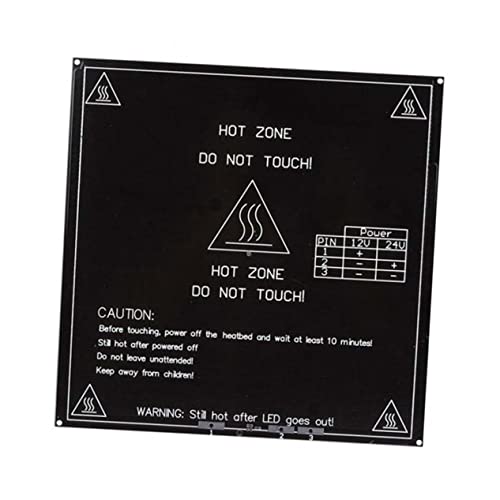 Mk2b Pcb Heat Bed for 3d Printer 12/24v Dual Power