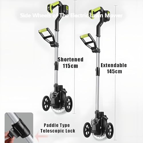 Recortador de hierba strimmer telescópico con pantalla digital y baterías 8