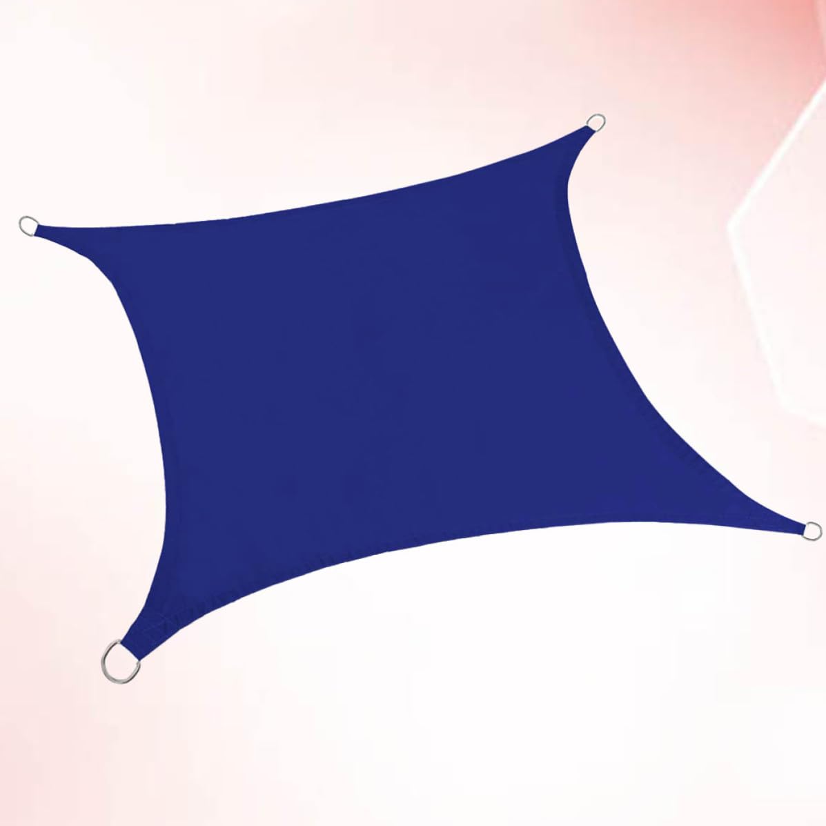 Vela de Sombra Cuadrilateral de Poliéster Protección UV para Jardín