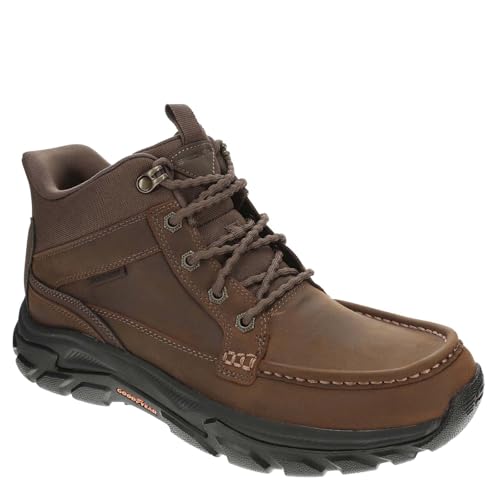 Skechers Men's Respected 2.0 - Hagler Boot, Cdb, 10.5 Medium