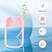 TERPINK Silicone Case Compatible with Touchland Hand Sanitizer Spray, Protective Case with Keychain for Power Mist and Glow Mist 1 fl oz, Hand Sanitizer Spray Accessory (Pink, 1 Pack)