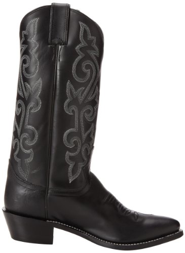 Justin Boots Men's Classic Western, Black London Calf, 12 EE US - Thumbnail 6