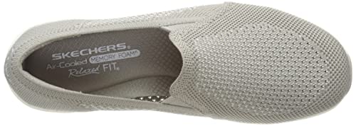Skechers Womens Relaxed Fit Up-Lifted New Rules Womens Trainers Taupe Beige