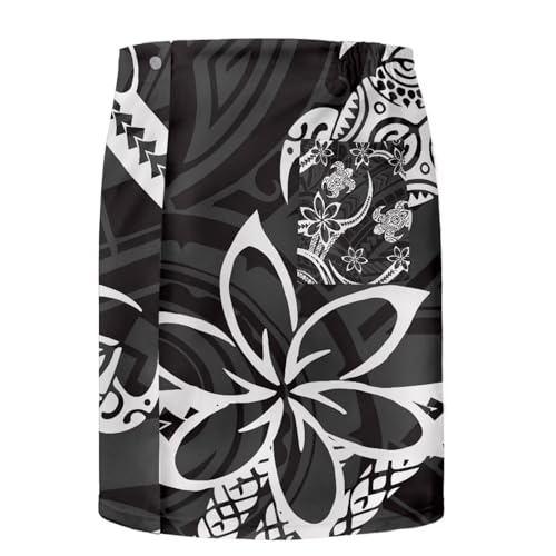 Mens Traditional Sarong Pareo Lavalava Polynesian Samoan Totem Lavalava Wrap Skirts Casual Summer Beachwear3