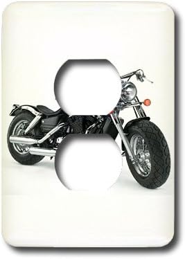 3dRose lsp_4488_6 - Picturing Harley Davidson Motorcycle - Light Switch Cover image 3