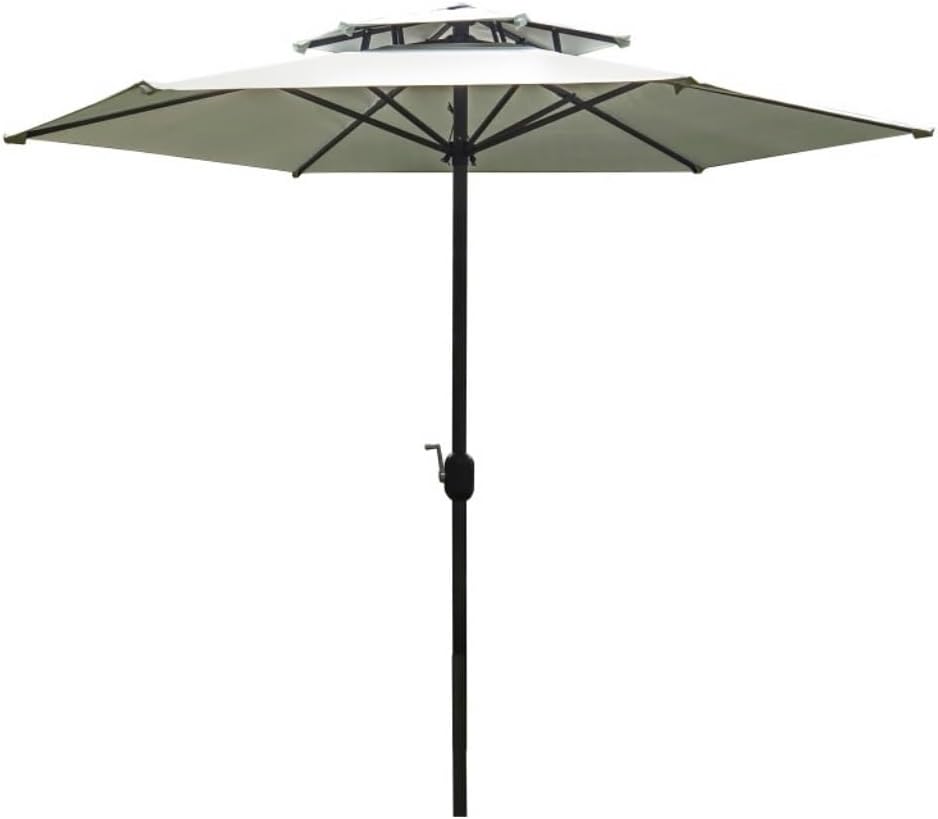 Outdoor Parasol 8.2ft Patio Umbrella Outdoor Market Umbrella UV Protection Outside Garden Pool Umbrella Patio Garden Umbrella(D-Without Base)