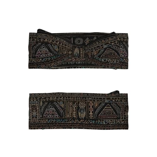 Primitive tribal line pattern simple Baby bow headband (0-6 months) - Universal for newborns to toddlers, a must-have for cute decoration2