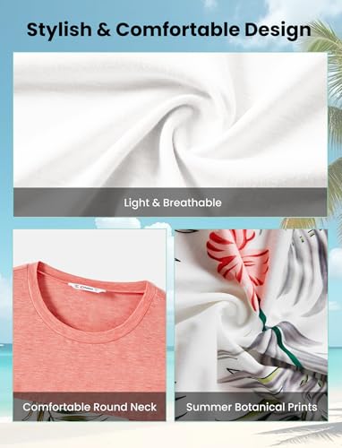 Image of PATPAT Matching Hawaiian Outfits for Family Summer Dress & Tee Sets | Mommy and Me Dresses, Hawaiian Dresses for Women, Matching Hawaiian Outfits for Couples, Beach Vacation, Family Photoshoot