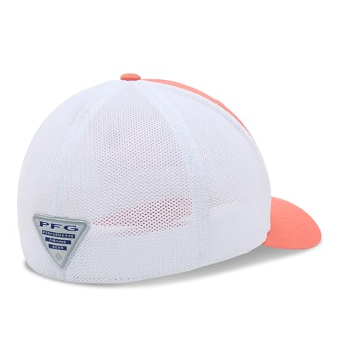 Image of Columbia Unisex PFG Fish Flag Mesh Ball Cap, Melonade /Fish Flag, S /M