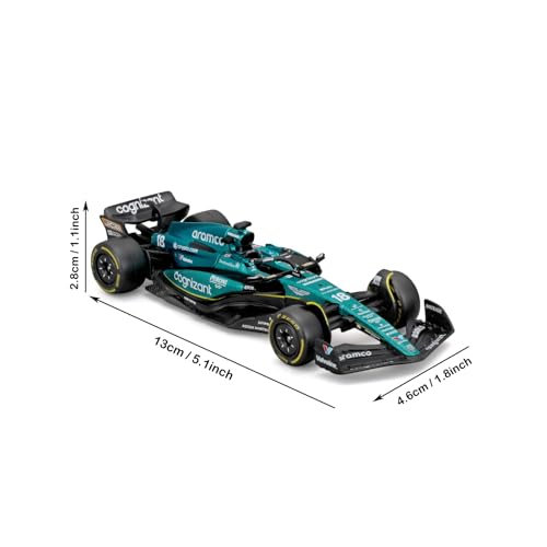 Bburago 1:43 Modelo F1 Aston Martin AMR23 #18 miniatura 4