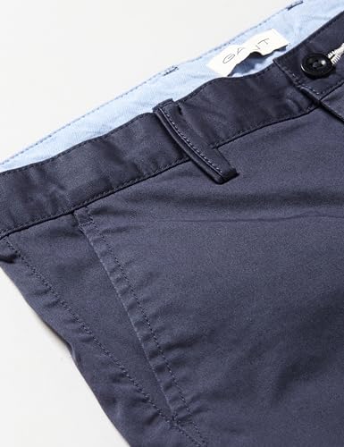 Gant Para Menino. 920038 CalçõEs Chino Azul-Marinho (13/14AñOs= 158/164Cm), Casual, AlgodãO, Moda Infantil - 2