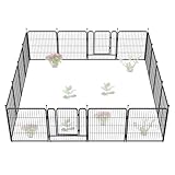 FXW Garden Fence 32in(H) x 36.0ft(L), 16 Panels Decorative Dog Fence Outdoor for The Yard