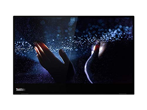 Image of ThinkVision M14t USB-C Mobile Monitor with Touch Screen - Black