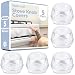 Clear Stove Knob Covers (5 Pack) Child Safety Guards, Large Universal Design - Baby Proof by Jool Baby