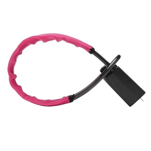 Car Anti-Theft Locks Steering Wheel Lock Auto Seat Belt Buckle Rope for Car Truck Braided Steel Cable Anti-Theft Safety(Pink)