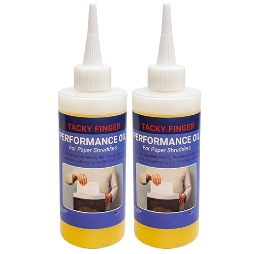 Tacky Finger Performance Shredding Oil, Paper Shredder Lubricant...