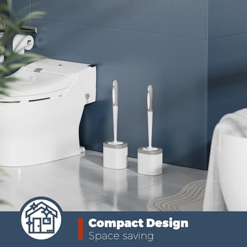 Save 39% on 2-Pack Toilet Brush Set with Holder - Now $7.98
