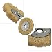 HanOaki Industrial Soft Copper Wire Brush Polishing Wheel 100-250mm Ultra-Fine 0.15mm Grinding Metal Deburr Rust Paint Removal for High-Speed Polishing Machines(200mmx32mm)