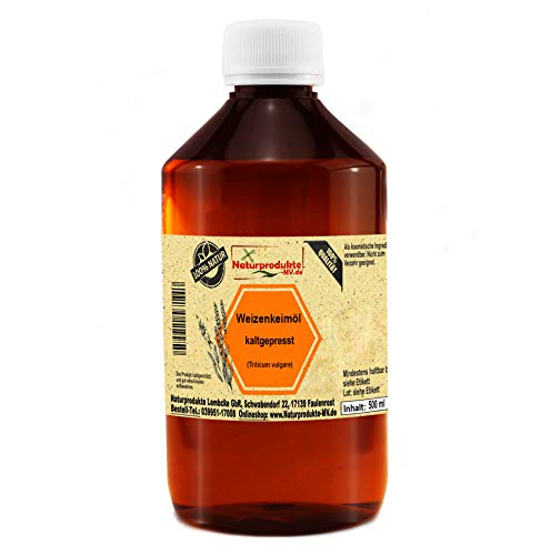 Produktfoto von Weizenkeimöl kaltgepresst (500 ml) Weizenkeim Öl