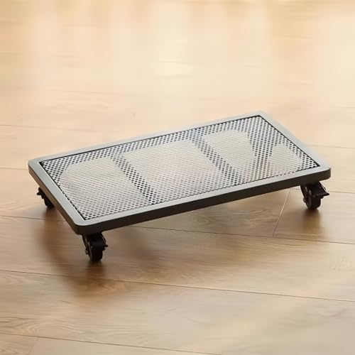 ������ �A�ؔ��� �L���X�^�[�t�� 360° ��] �X�g�b�p�[���b�N�t �ω׏d 200kg �v�����^�[�X�^���h �t�����[�X�^���h ���b�V������v���[�g �ϗt�A�� �����A���p �������O���p �o���R�j�[�뉀�|���b�N ���ی� �ړ��֗� �������ȒP (�O���[, 5