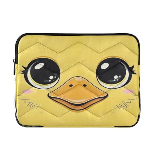 Funda de Laptop 13-14 Pulgadas Impermeable con Diseño de Pato