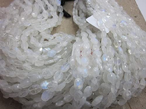 Perles de labradorite blanche ovale 5-7mm facettées pour réparer et sublimer vos bijoux ternis