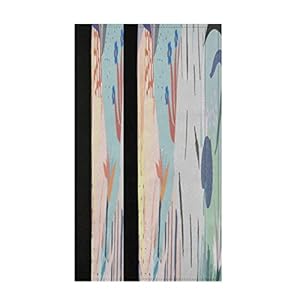 KLL Creative Universal Artistic Floral 2 Pcs Refrigerator Door Handle Covers Hand Drawn Textures Dishwashers Grill Microwave Cabinet Door Cloth Protect Kitchen Appliance Clean