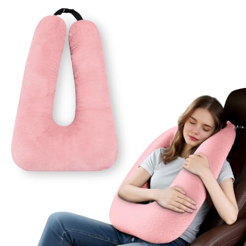 MROUEN Car Pillow for Kids &ndash; Comfort Travel Pillow for Car &ndash; Soft Cotton Support Cushion for...