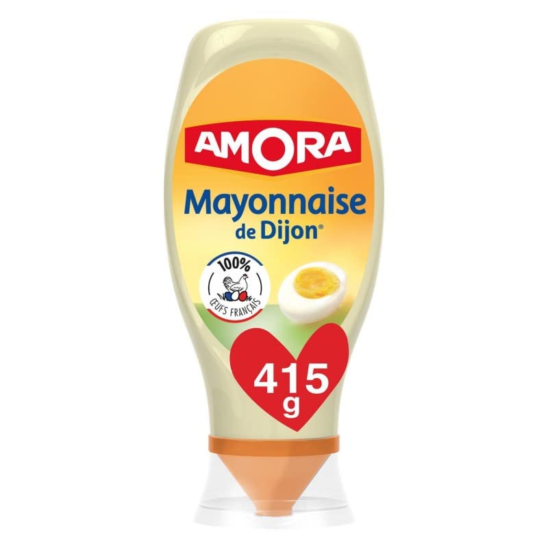 Amora - Maionese Naturale Morbida 415G - Lot De 4 - Prezzo Per Lotto - Consegna Veloce