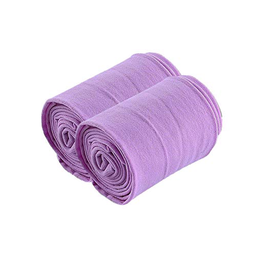 Whyme Baby 2 Pack Toddler Girls Pro Ultra Soft Stretchy Ballet Dance Tights Footed Casual School Uniform Solid Leggings Pants for 9-12T Kids Light Purple