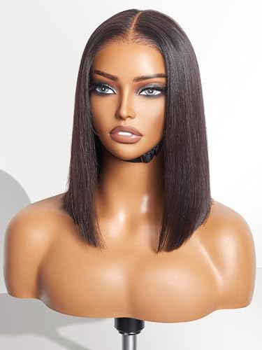 Luvme Hair 12in Glueless Bob Wig with HD Lace Closure