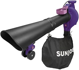 Sun Joe SBJ606E-GA-PRP 250 MPH 14 Amp 4-in-1 Electric Blower/Vacuum/Mulcher/Gutter Cleaner, Purple