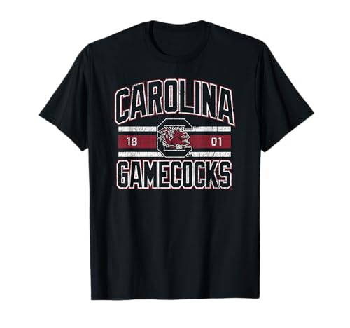 South Carolina Gamecocks Vintage Stripe Officially Licensed T-Shirt