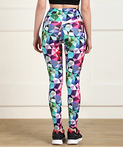 Image of Rock Paper Scissors Premium Gym wear /Active Wear Tights Strechable Leggings Yoga Pants Gym Tight Abstract Print