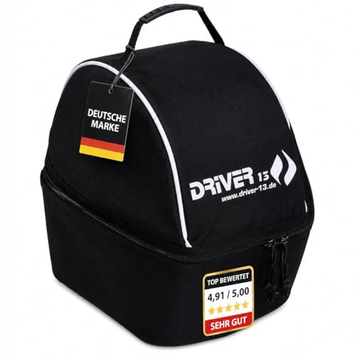Driver13 Sac pour Casque pour Casque de Ski, Snowboard, vélo et équitation, Helmet Bag avec Ventilation et...