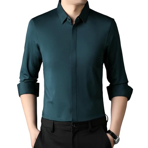 Chemise sans coutures homme finies les corvées de repassage anti-plis