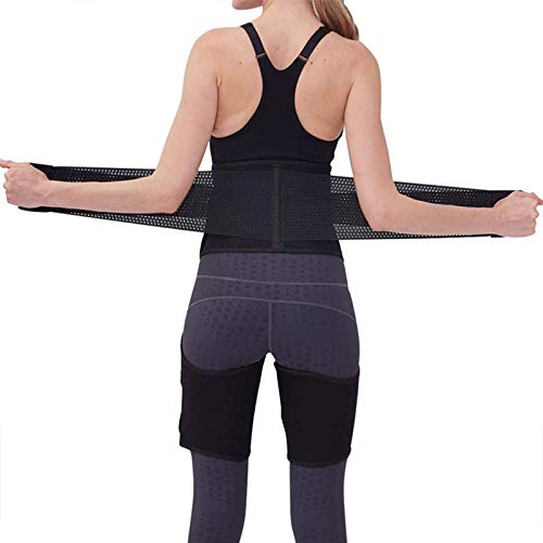 Faja para soporte de ingle y cadera negra talla S miniatura 3