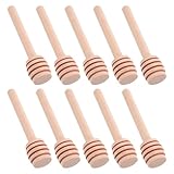 COLLBATH 20 Stück Kleiner Honiglöffel Honigwabenstäbchen Honigrührstäbe für Kaffee Tee Glatte Oberfläche Multifunktional zum Umrühren und Eintauchen Wiederverwendbar