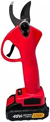 Tesoura Elétrica de Poda 48V - Portabilidade e Eficiência para o Seu Jardim