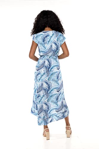 Image of Hawaii Hangover Family Matching Hawaiian Clothes, Simply Blue Leaves | Family matching Hawaiian outfits, Simply Blue Leaves, lightweight rayon, machine washable, tropical leaf print, luaus