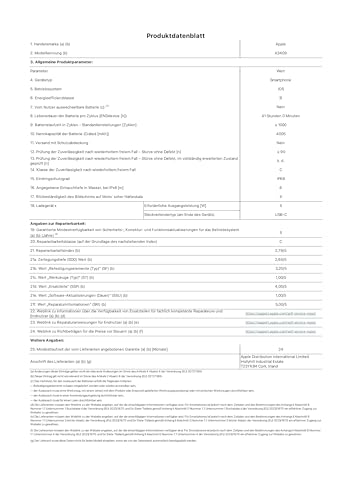 Apple iPhone 16e 128 GB: Entwickelt für Apple Intelligence, A18 Chip, Gigantische Batterielaufzeit, 48 MP Fusion Kamera, 6,1'' Super Retina XDR Display, Schwarz