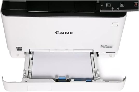 Canon Color imageCLASS MF654Cdw - طابعة ليزر مزدوجة لاسلكية، متعددة الوظائف مع ناسخة، ماسحة ضوئية، وحدة تغذية المستندات التلقائية، جاهزة للجوال، لون 22 جزء في المليون، أبيض