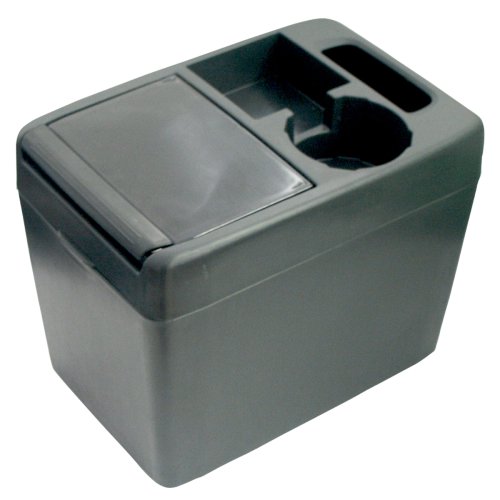 槌屋ヤック(Tsuchiya Yac) 車内用品 ゴミ箱 ダストボックス ラージトラッシュ 1 ブラック 10L PZ-343