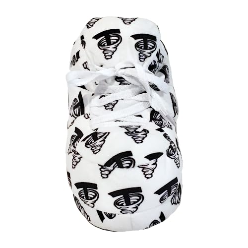 Image of Happy Feet Slippers Standard Sneaker Slippers for Men, Women, and Kids - Women Shoes, Gifts for Women, As Seen on Shark Tank - Classy Oversized House Slippers for Women with Non-Slip Rubber Soles