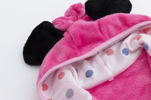 Toddler Girls Hood with Ears Robe Sleepwear Housecoat4