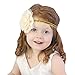Miugle Baby Girl Glitter Gold Headbands with Bows