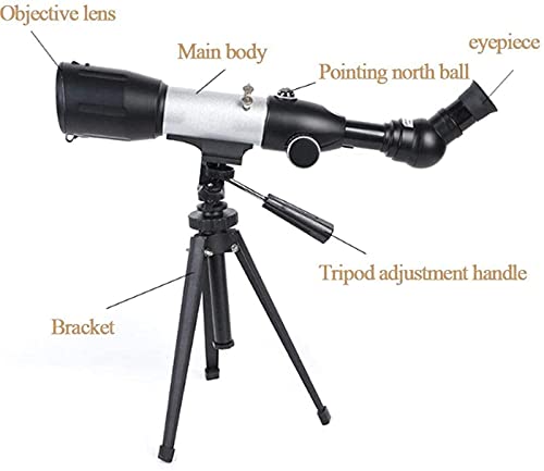 Telescopio astronómico monocular HD con trípode y buscador miniatura 2
